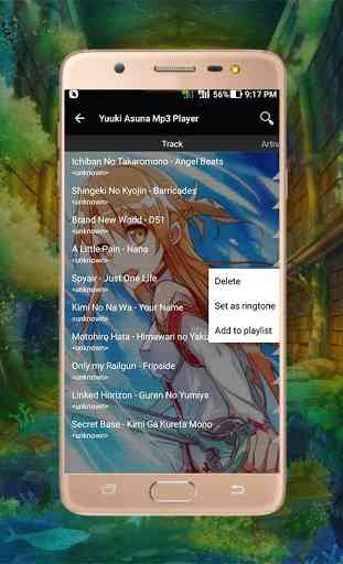 Yuuki Asuna Mp3 Player 3