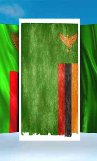 Zambia Flag Wallpaper 1