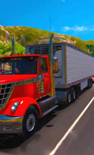 3D Euro Truck Traffic Simulator Réel 4