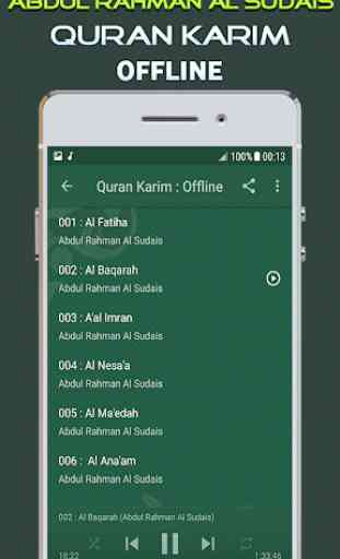abdul rahman al sudais full quran in offline 2