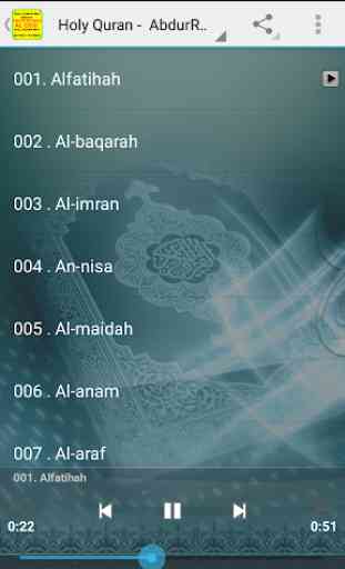 Abdurrahman Al Ausy Saint Coran MP3 Hors ligne 2