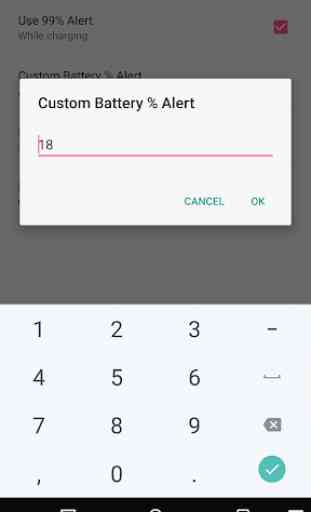 Battery Caretaker - Alarm on % 4