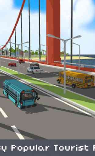 Blocky School Bus Simulator Craft 1