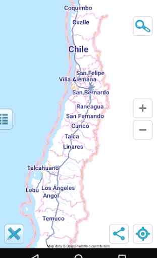 Carte de Chili hors-ligne 1