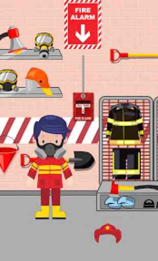 Caserne de pompiers: pompier de la ville 1