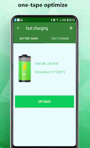 Charge rapide et Battery Saver 2020 2