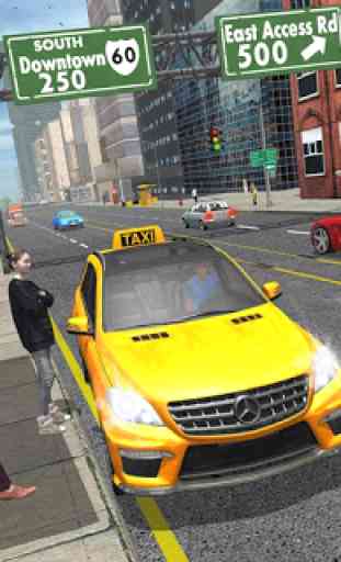City Taxi Driving Game 2018: Un chauffeur de taxi 4