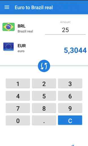 Euro en real brésilien / EUR en BRL 2