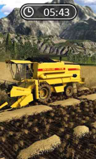 Farmer Harvest Simulator 3D - Tractor Hauling 1