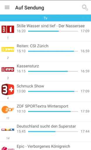 Fernsehprogramm Schweiz - Cisana TV+ 1