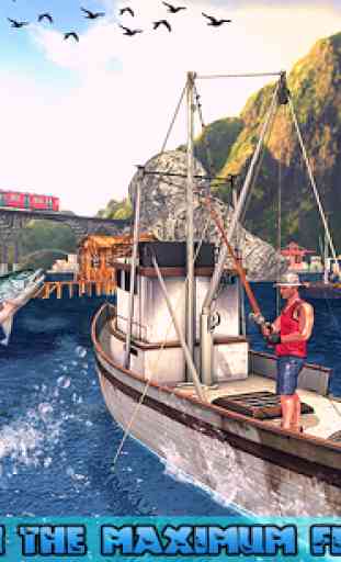 Fishing Ship Simulator 2019: Jeu de bateau de pêch 1