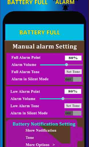 Full Battery Charged Alarm-Stop phone overcharging 3