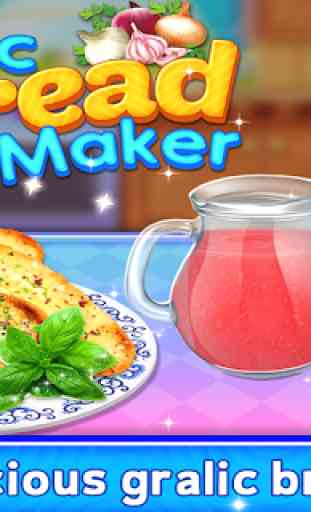 Garlic Bread Maker - Food cooking game 1