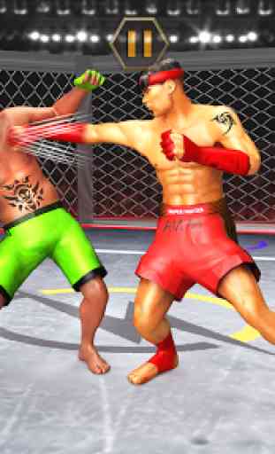 Karaté Combat Kung Fu Combattant tigre MMA Combat 1