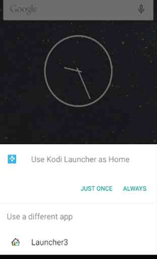 Launcher for KODI 2