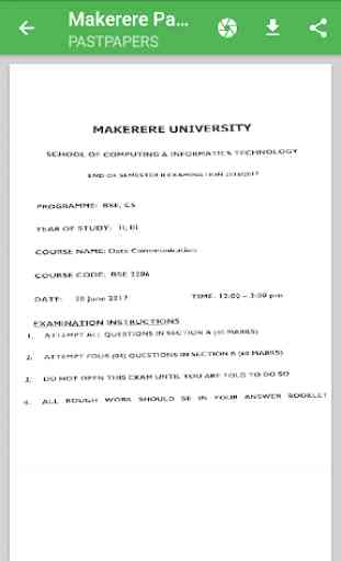 Makerere Past Papers: The Sure First Class Degree 3