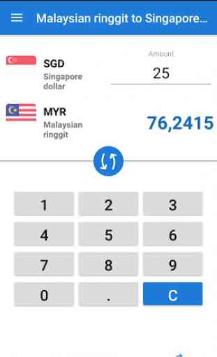 Malaysian Ringgit to Singapore dollar / MYR to SGD 2