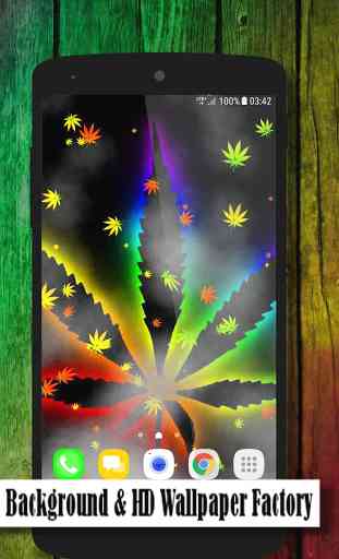 Marijuana Fond d'écran Animé 4