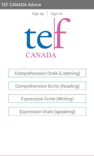 Practice TEF Canada 1