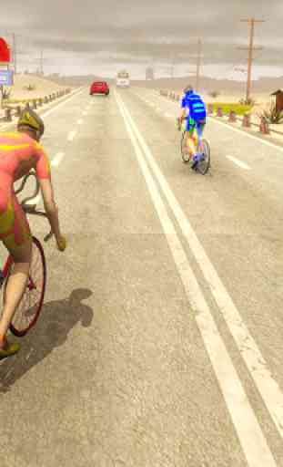 Reckless Racer: Jeux de courses de vélos 2018 1