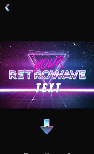 Retrowave Text Generator  4