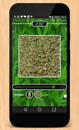 Smart Weed Flower Weight Scale Simulator 3