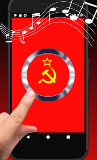 Soviet Button Communism Anthem of USSR full length 1