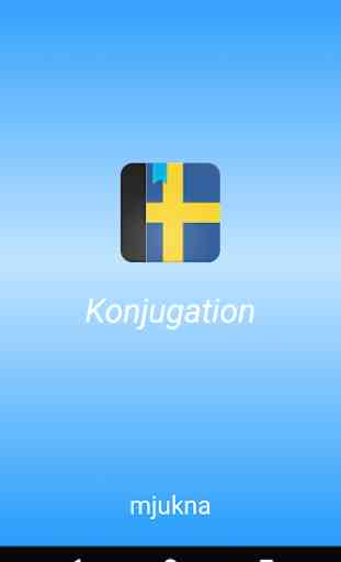 Swedish Conjugation 1