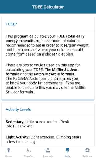 TDEE & Calorie Intake Calculator 4