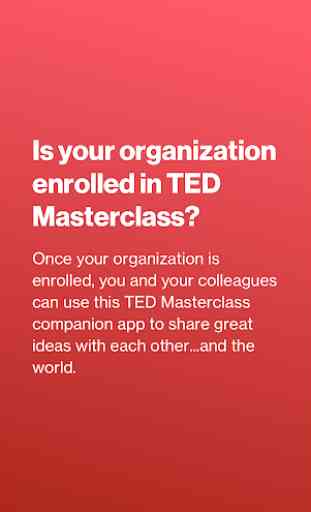 TED Masterclass for Orgs 1