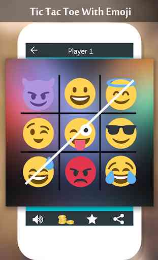 Tic Tac Toe With Emoji & Emoticon 3