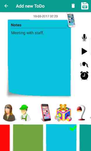To Do List Notes Alarm Color Reminder Note Notepad 3