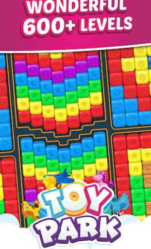 Toy Park: Match3 Puzzle, Blast Crush Toon Cubes 3