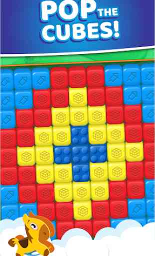 Toy Park: Match3 Puzzle, Blast Crush Toon Cubes 4