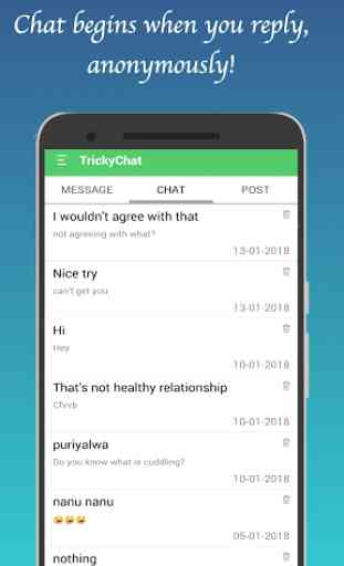 TrickyChat - Single's anonymous app 2