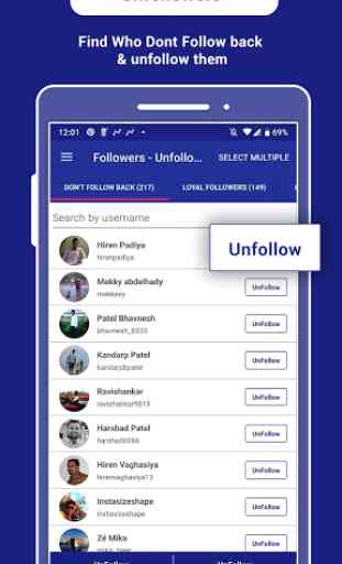 Unfollower For Instagram - Unfollowers & Followers 3