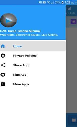 UZIC Radio Techno Minimal App CH Kostenlos Online 2
