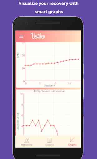 Vestibio - Metronome App for Vertigo Exercises 4