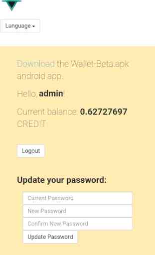 Wallet BETA v.1.0012 2
