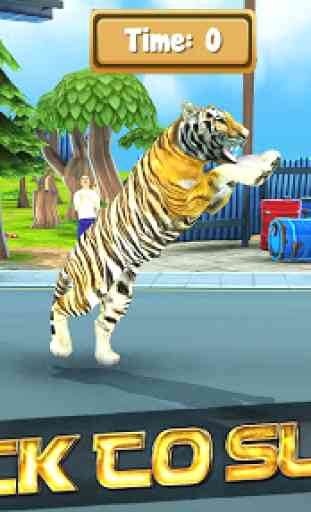 Wild Tiger Simulator: 3D Jurasic Park Adventure 2