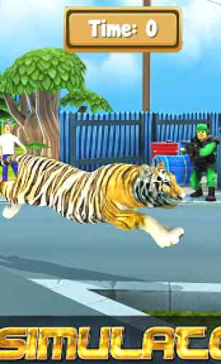 Wild Tiger Simulator: 3D Jurasic Park Adventure 3