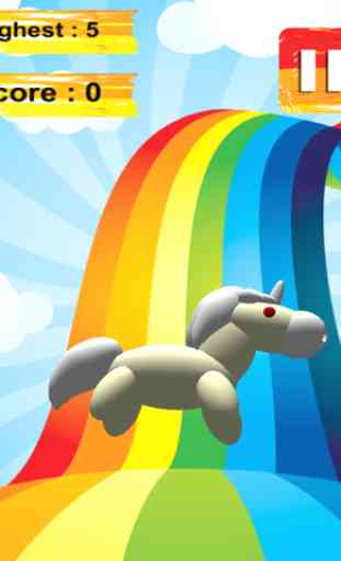 3D Unicorn Rainbow Royaume jongler avec Safari Lite 2