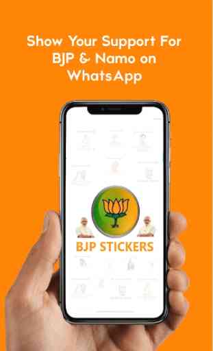Bjp & Modi stickers for whatsApp 2