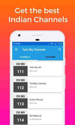 Channel List for Tata Sky India DTH 2