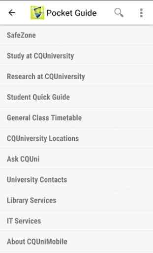 CQUniversity Mobile App 3