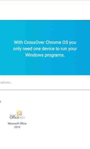 CrossOver on Chrome OS Beta 1