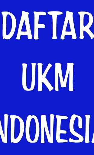 Daftar UKM IKM Nusantara 1