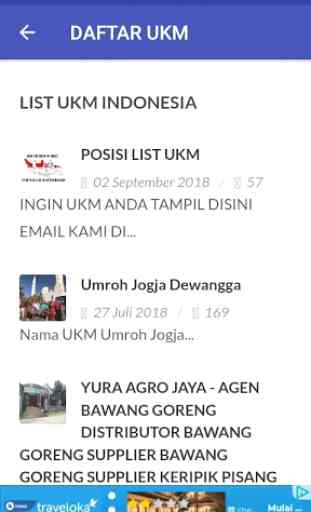 Daftar UKM IKM Nusantara 3