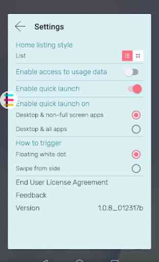 EazLi – Quick access to apps 3