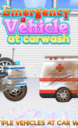 Emergency Vehicles at Car Wash 1